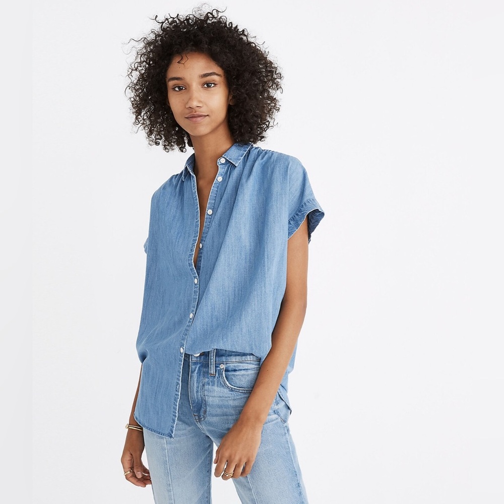 Madewell Central Shirt in Roberta Indigo (chambray/denim)